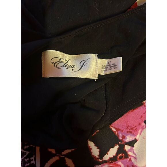 Eliza J Multicolored Halter Scarf Maxi Dress Size 12, No Belt - Picture 5 of 5